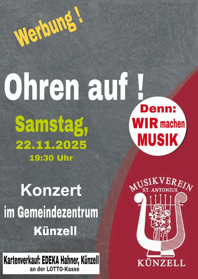 Konzert Flyer